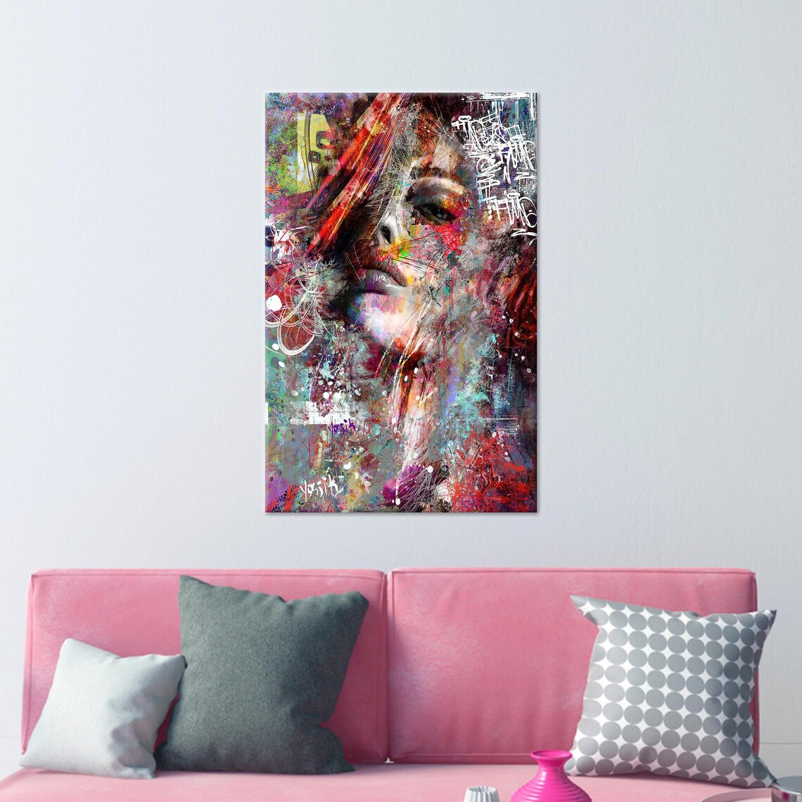 Girl Glass Baby Gift, Modern Woman Portrait - Image 4