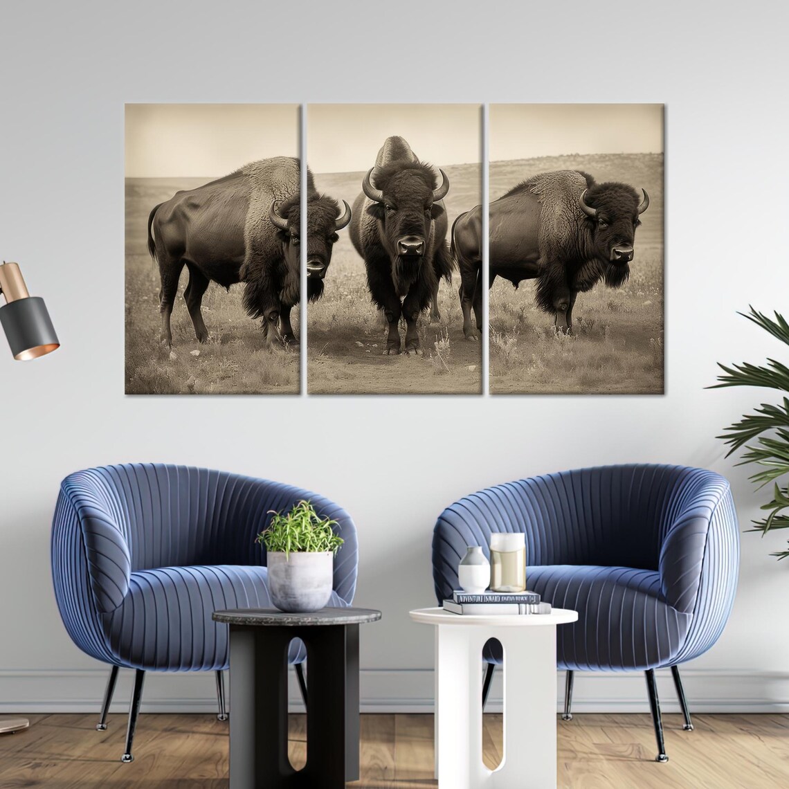 Bison Glass Wall Decoration, Personalized Gift Box - Image 4