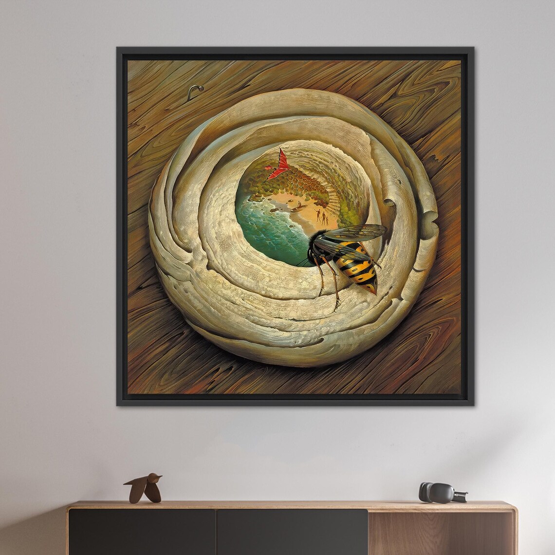 Bee Art Surreal Abstract Artwork, Vladimir Kush - Image 3
