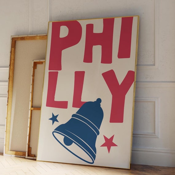 Philly Vintage Minimalist Travel Poster Art Print