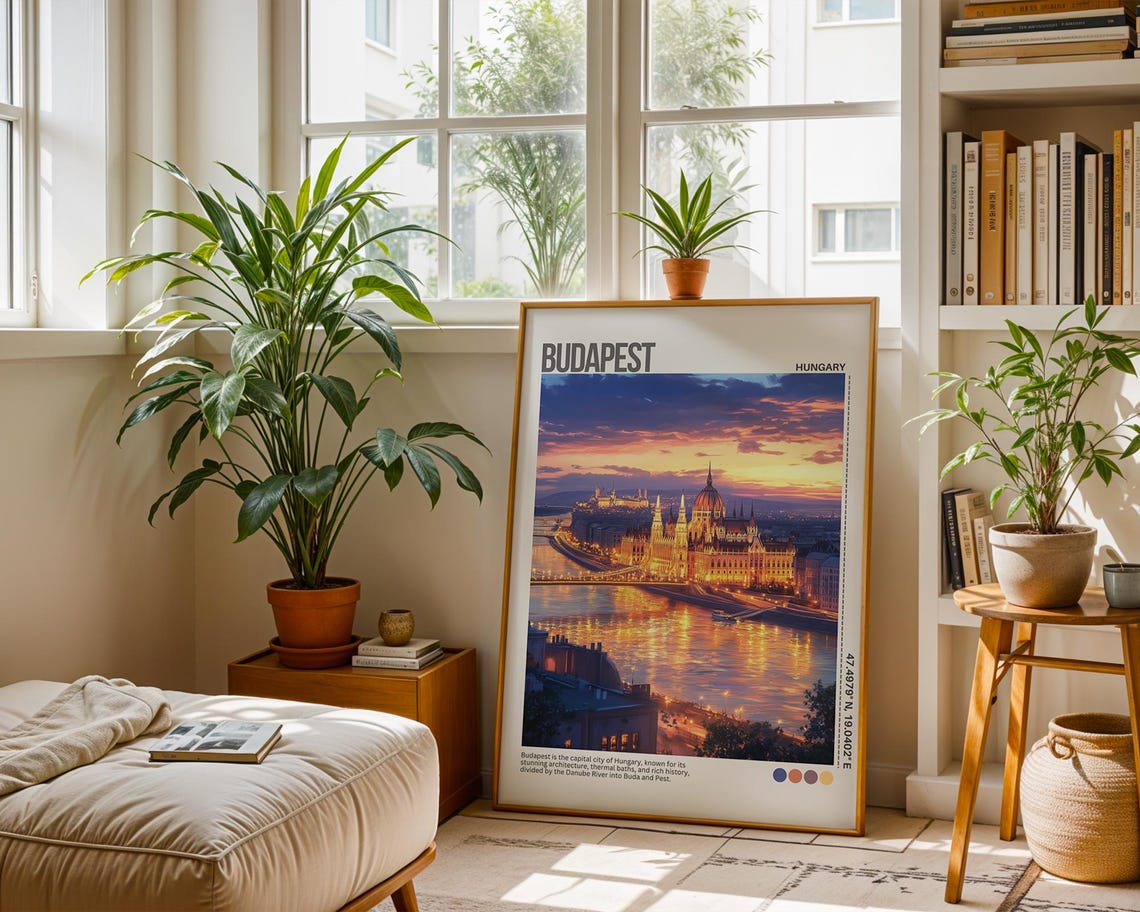 Budapest City Print Budapest City Art Budapest City Poster Budapest City Photo Budapest City Poster Print Hungary Travel Art Print - Image 6