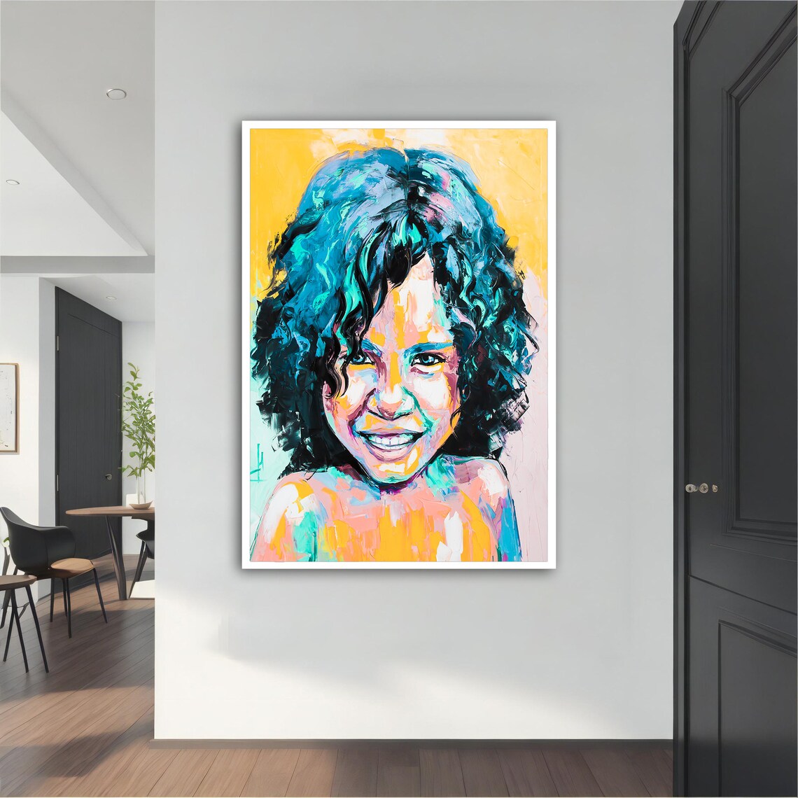 Children Modern Abstract Art, Gift Wall Art