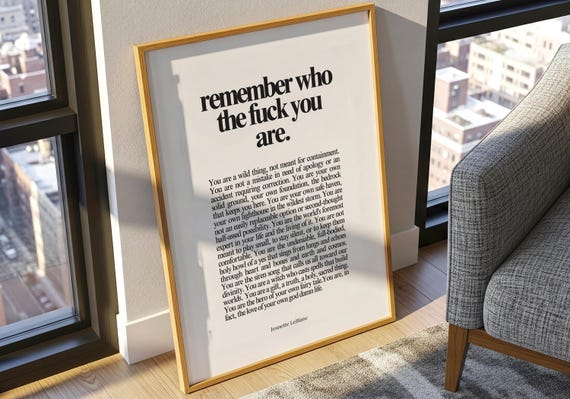 Daily Affirmations Self Trust Reminder Poster
