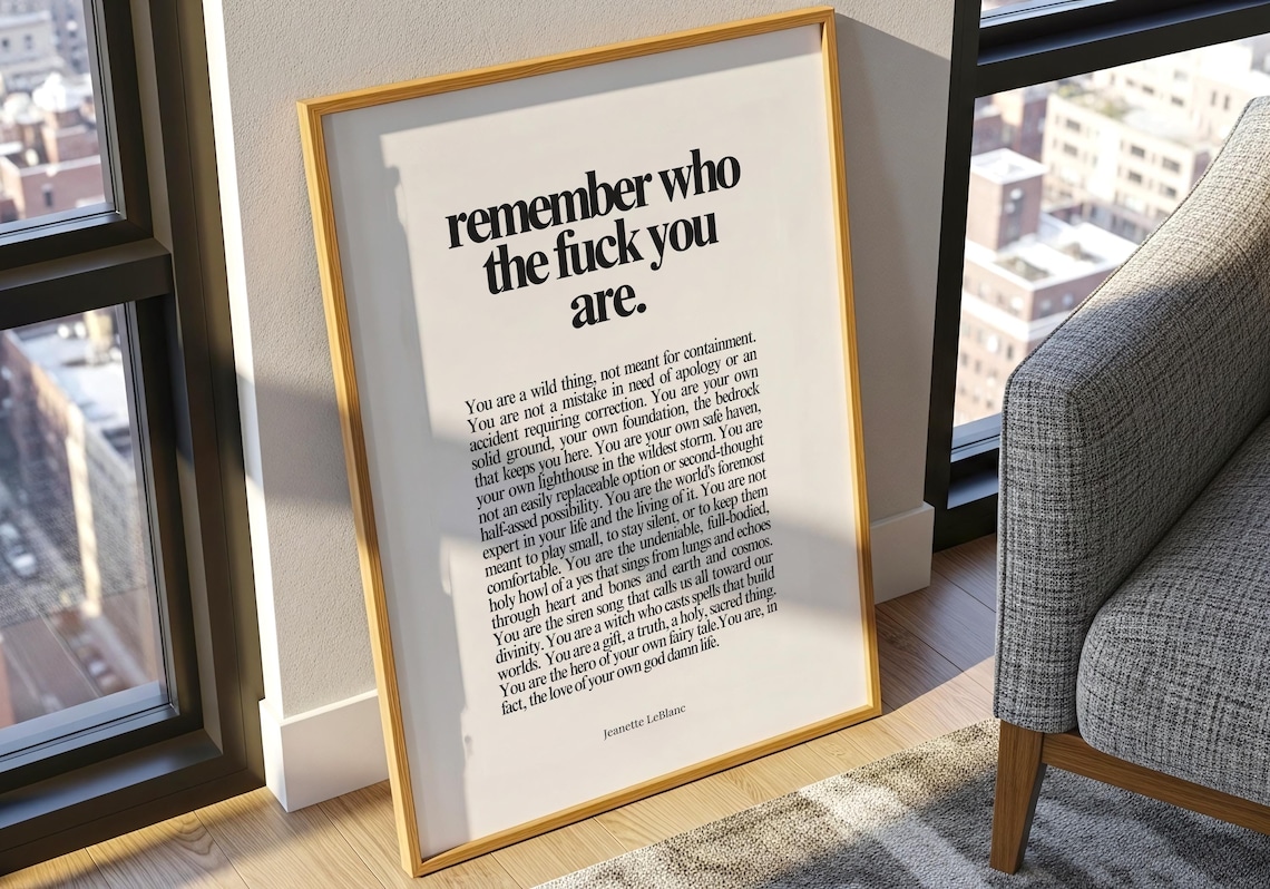 Daily Affirmations Self Trust Reminder Poster
