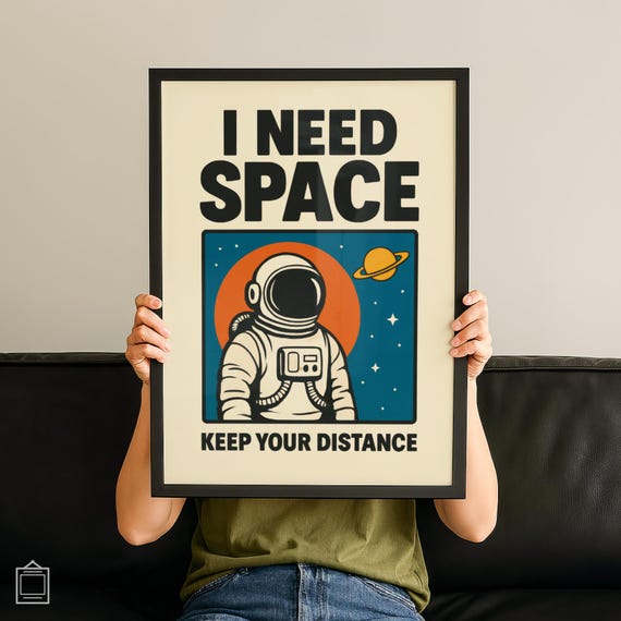Printed Funny Ironic Wall Art Poster Artful Quote Typography Print Modernism Homely Room Decor Giftful No 70