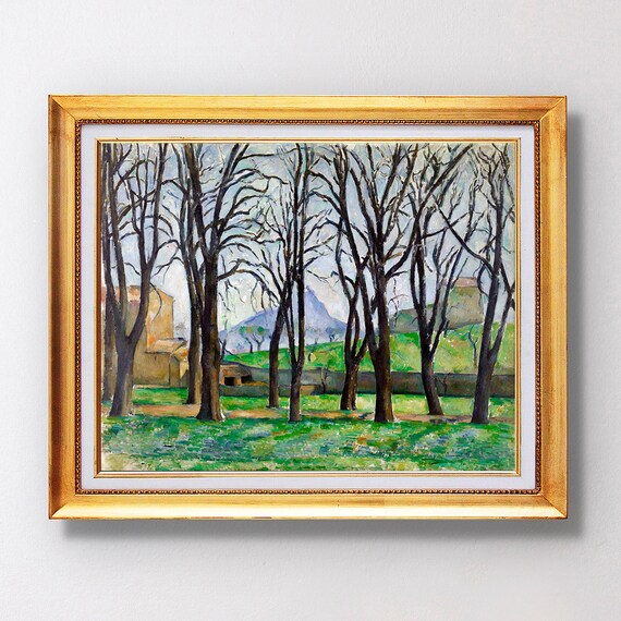Paul Cezanne Chestnut Trees At Jas De Bouffan 1893 Fine Art Glice Sku 0252