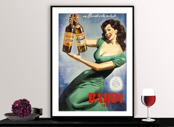 Bardi Vintage Fooddrink Poster Poster Paper Or Print Gift Idea Wall Decor