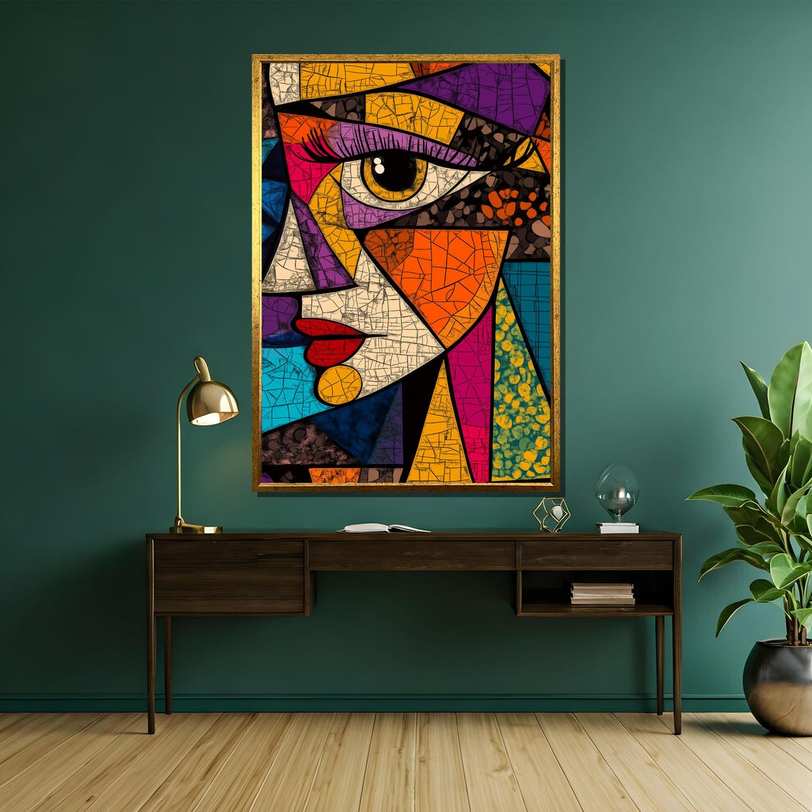 Silver And Gold Horizon Abstract Painting Elegant Modern Gift For Home Decor In Neutral Tones - Image 5