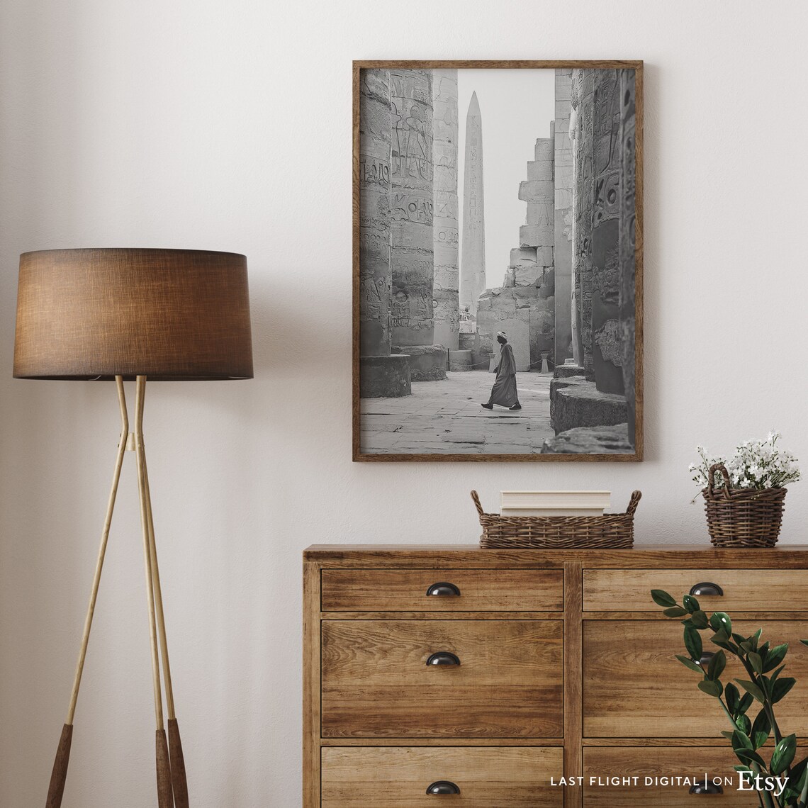 Egypt Poster, Cairo and Giza Pyramids Travel Poster - Image 3