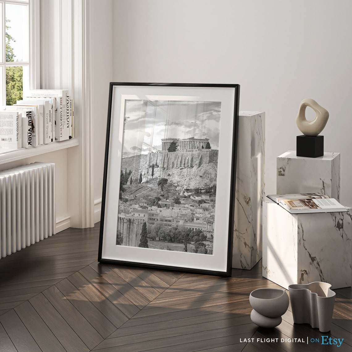 Greece Athens Acropolis Parthenon Ancient Hilltop Ruins Poster - Image 2