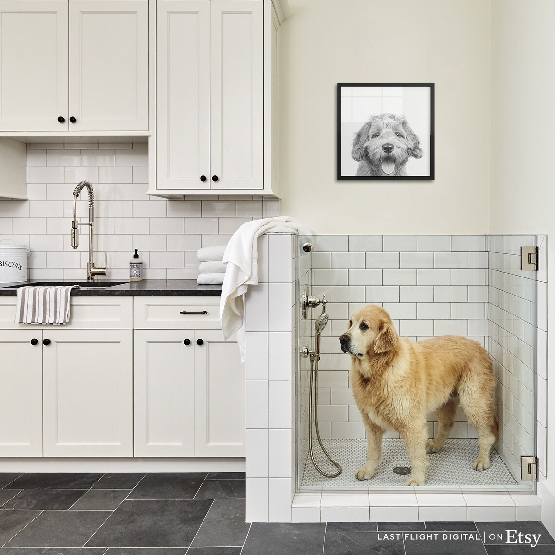 Labradoodle Dog Poster, Cute Puppy Art Print - Image 5