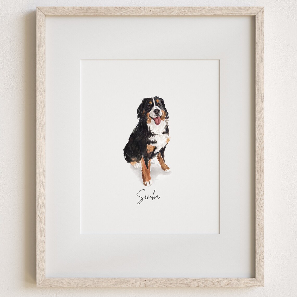 Custom Watercolor Pet Portrait Dog Portraits - Image 2
