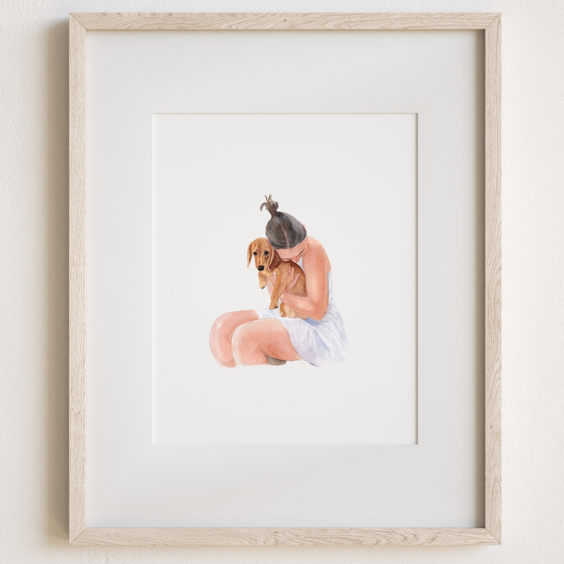 Family Portrait From Photo Art Print - Image 3