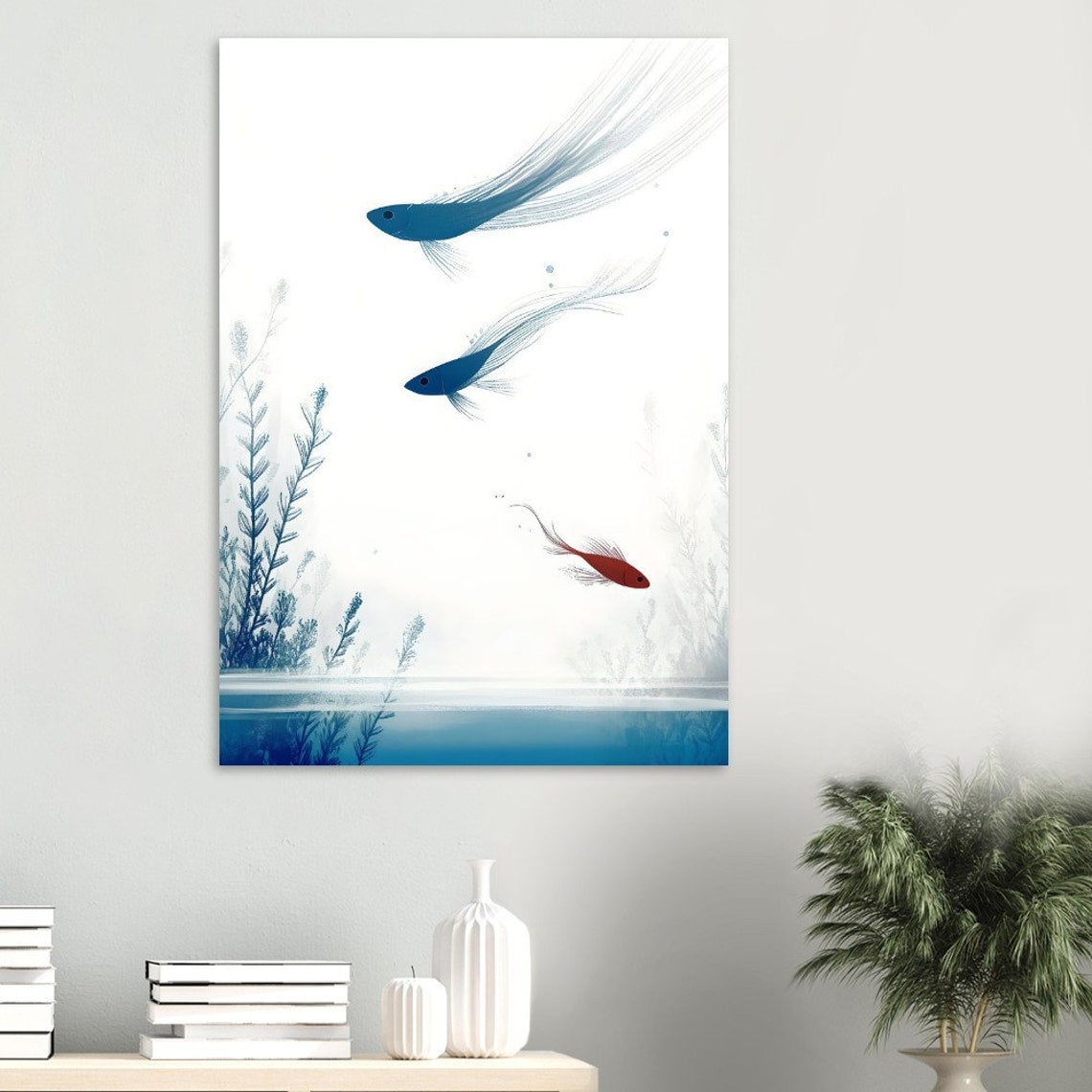 Fish Abstract Poster - Image 3