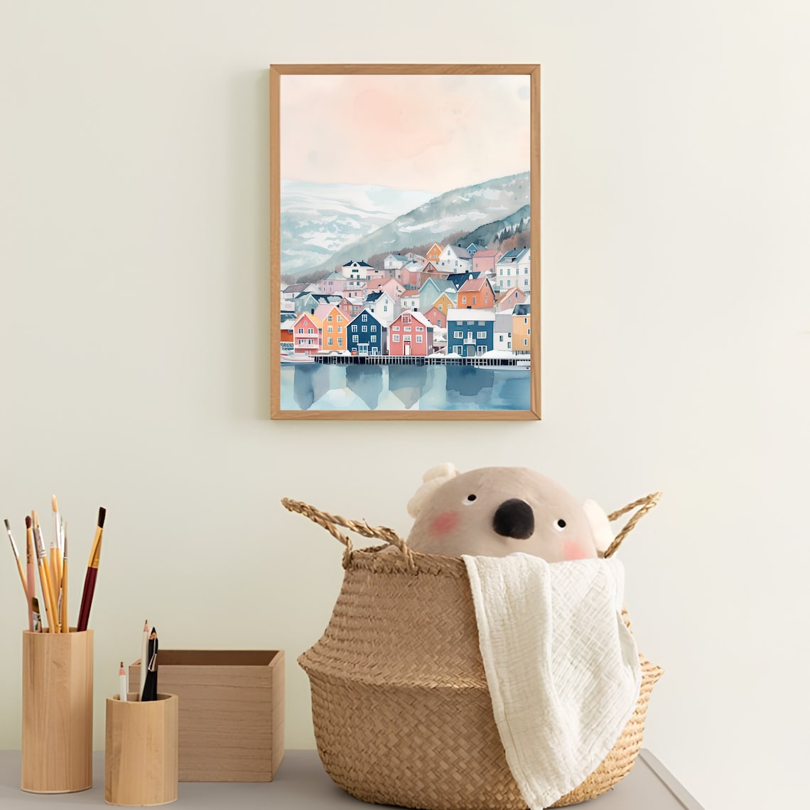 Tromso Illustration Travel Poster, Norway Wall Art - Image 2