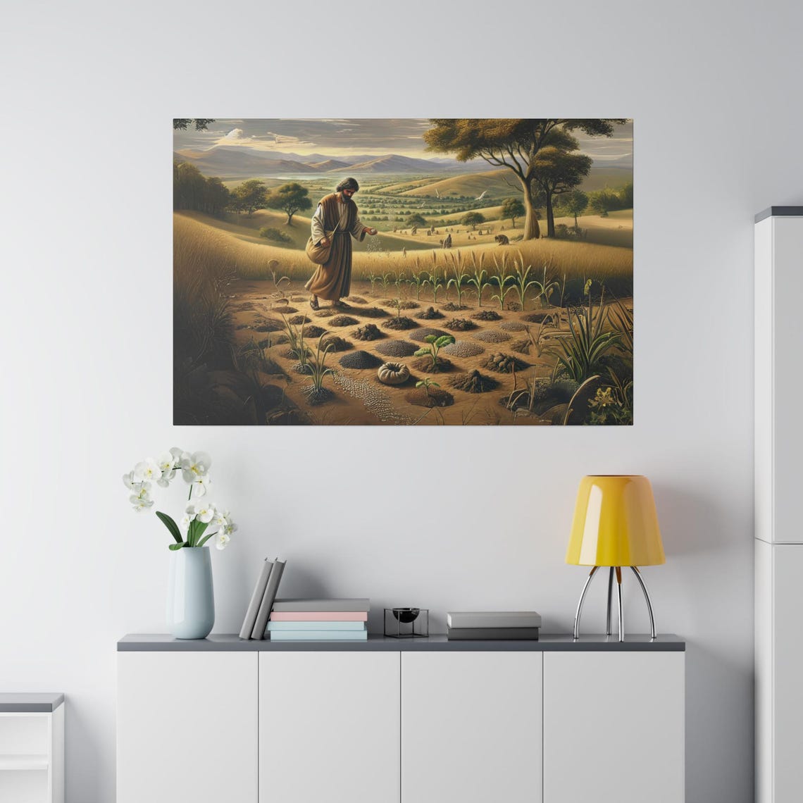 The Parable Of The Sower Matte Print Christian Inspired Artwork From Bible Stories Fast Shipping - Image 3