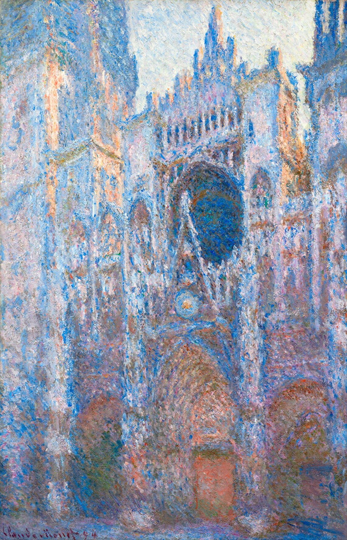 Claude Monet Rouen Cathedral West Faade Fine Art Glice 1894 Sku 0093 - Image 2