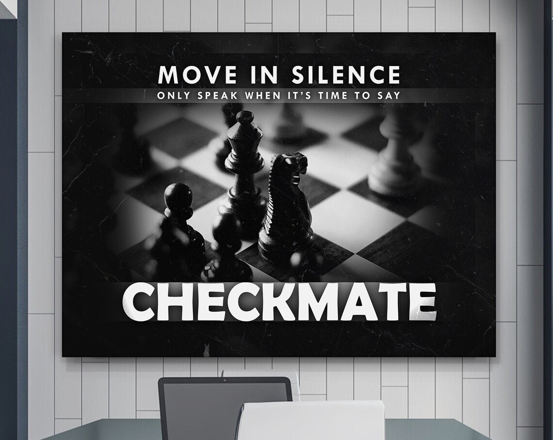 Motivational Office Wall Art Decor Poster