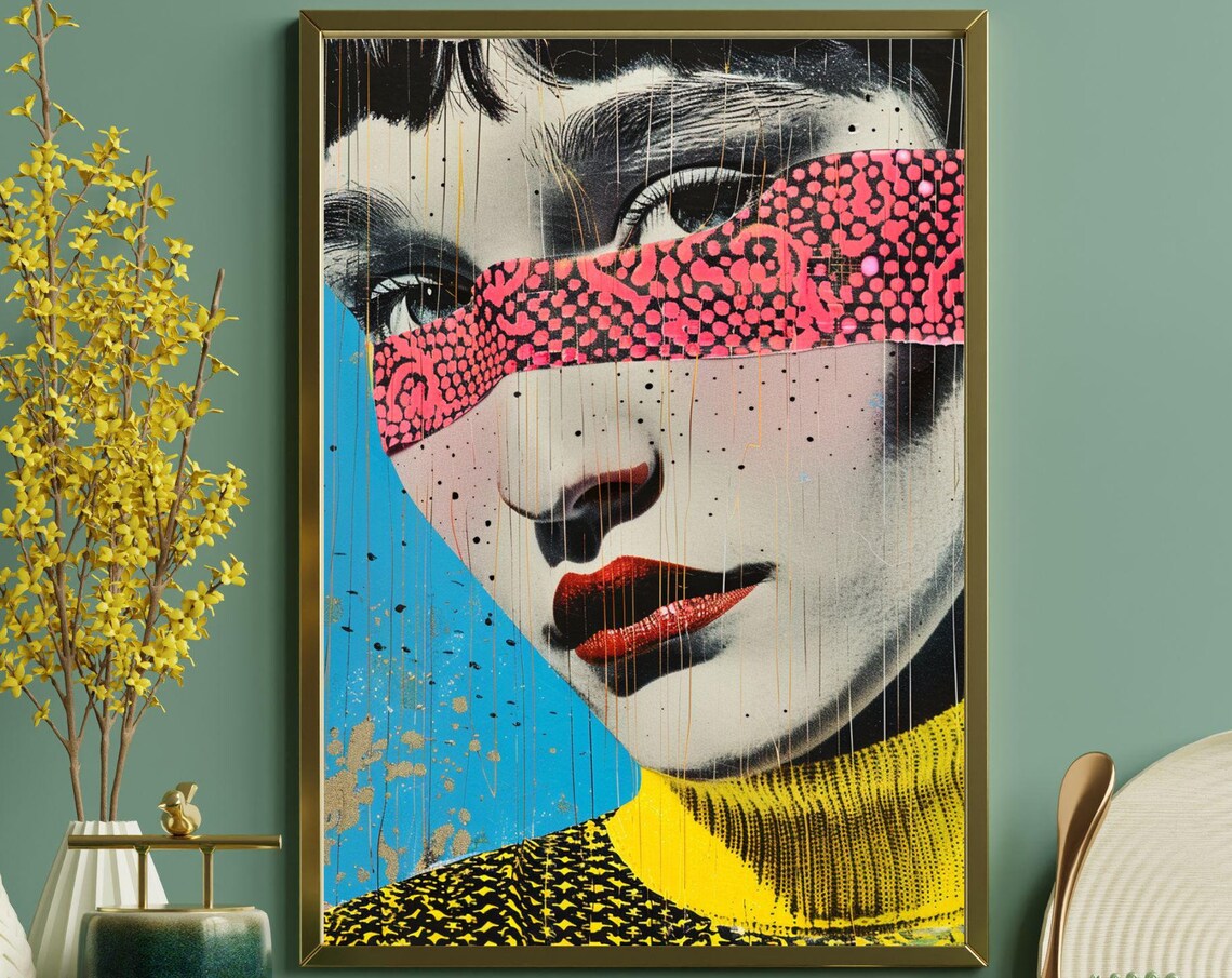 Dimensions No7 Unique Canvas Art Print