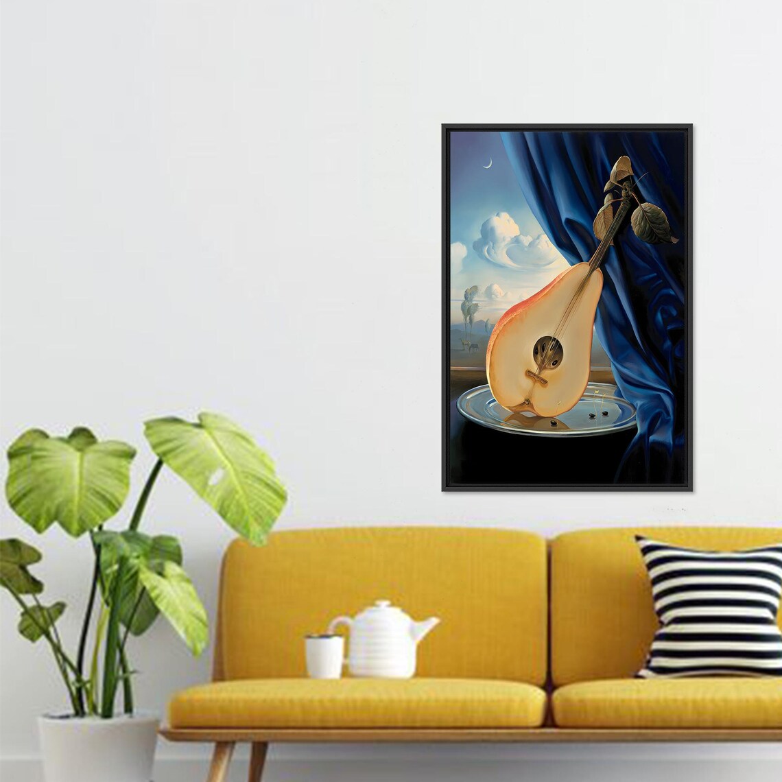 Guitar Glass Decor, Surreal Halloween Decor - Image 3
