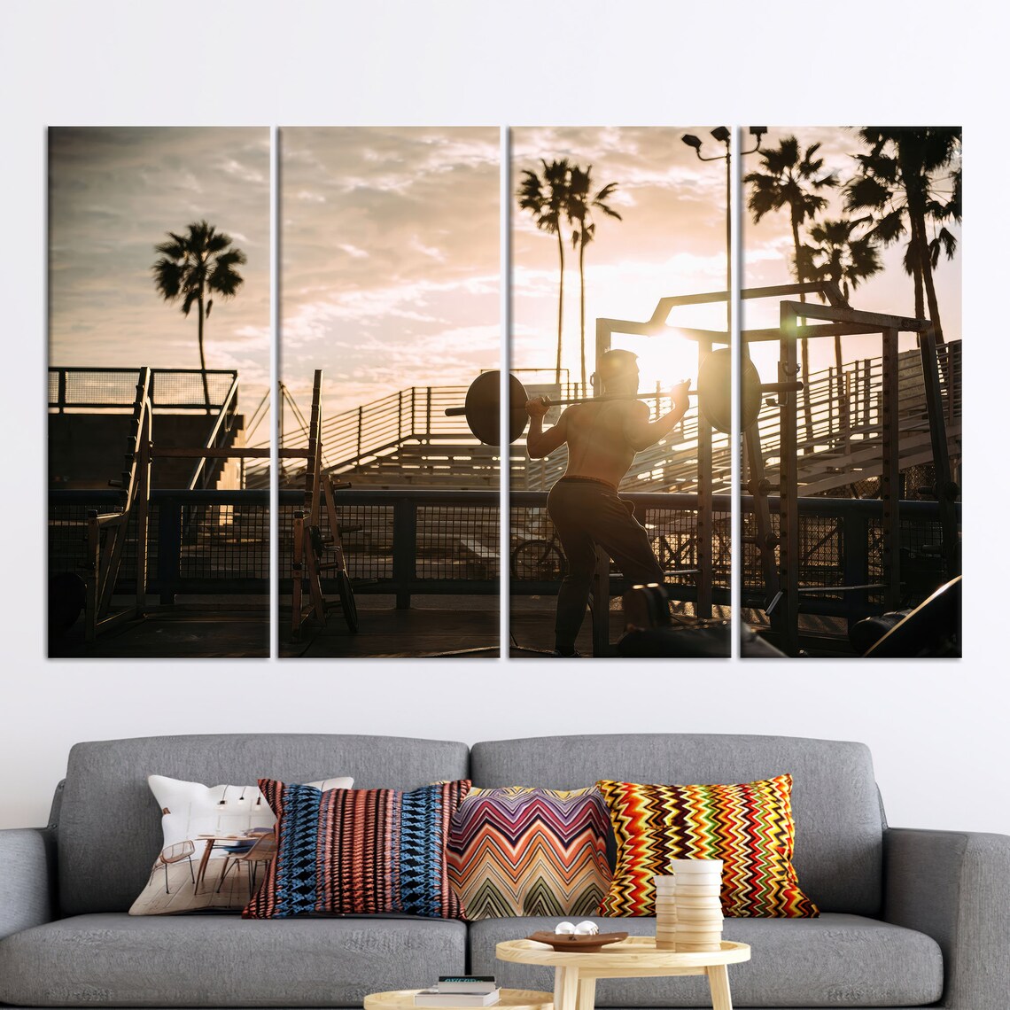 Fitness Sport Wall Art, Street Workout Art - Image 3