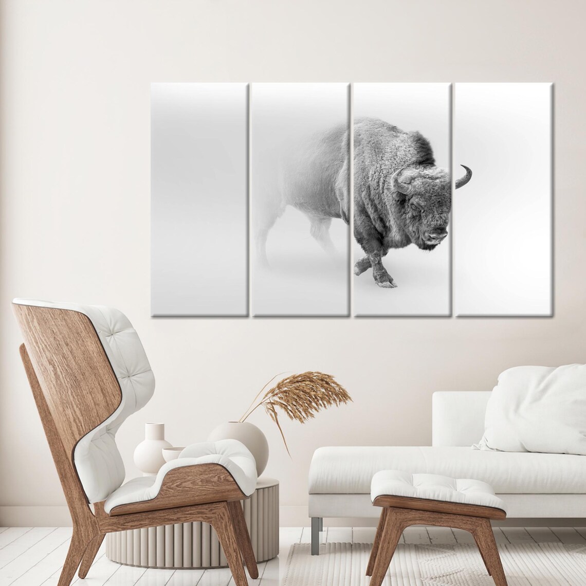 Buffalo Man Cave Wall Decoration, Wild Animal - Image 3