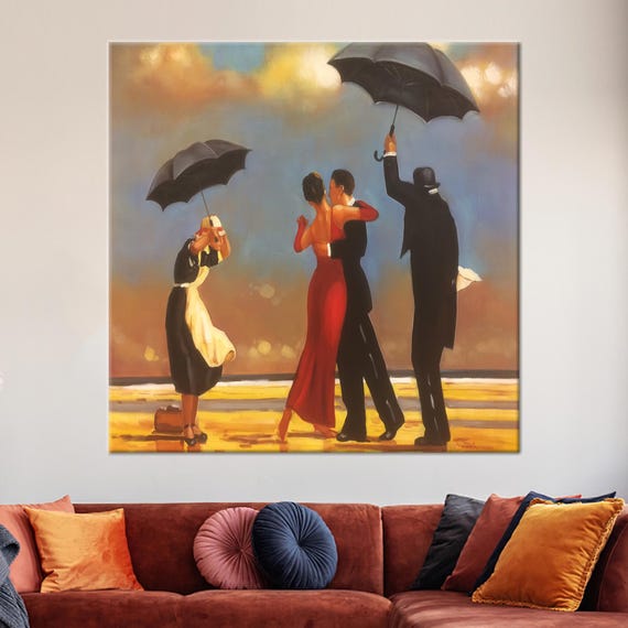 The Singing Butler Poster Print, Romantic Couple