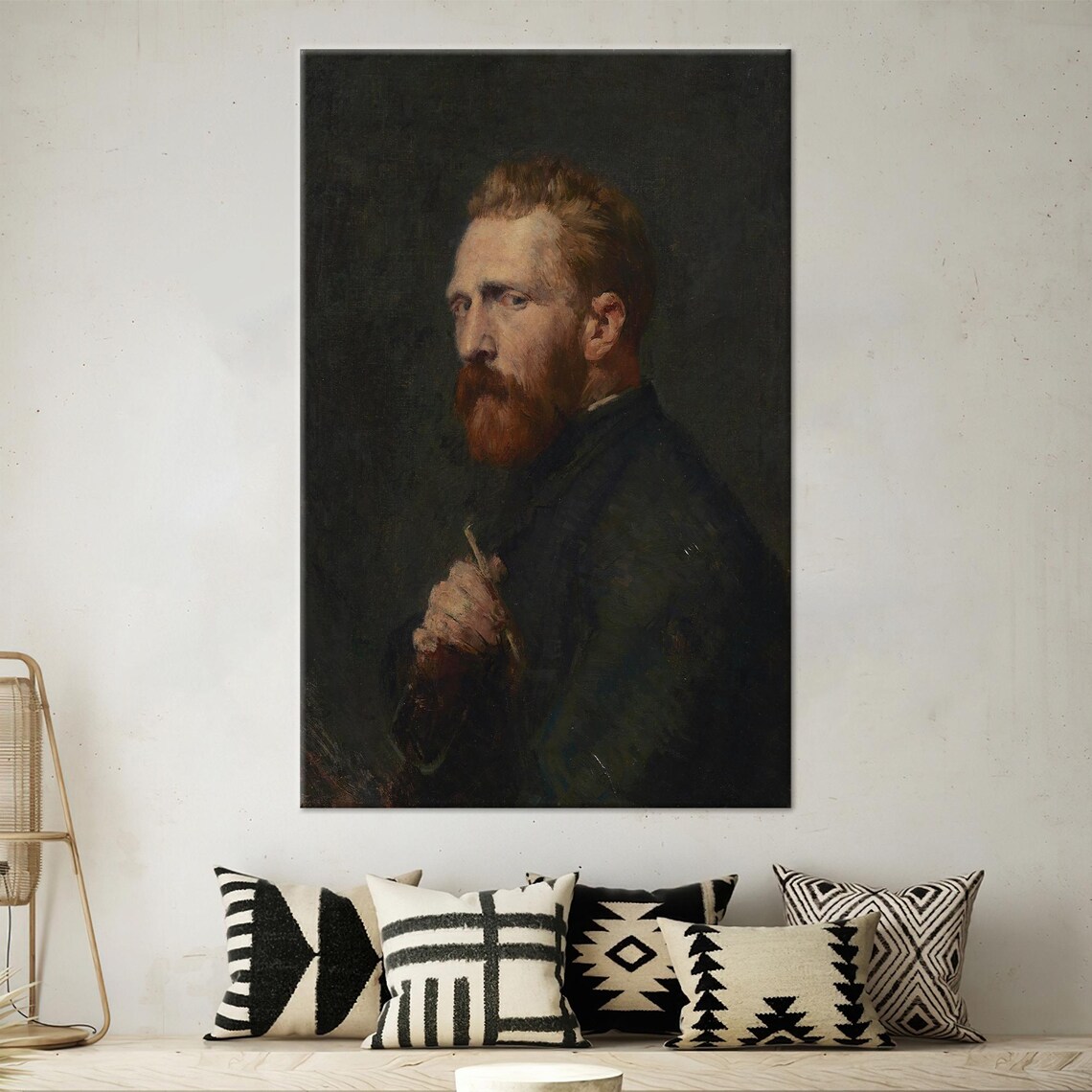 Van Gogh Self Portrait, Modern Art Print