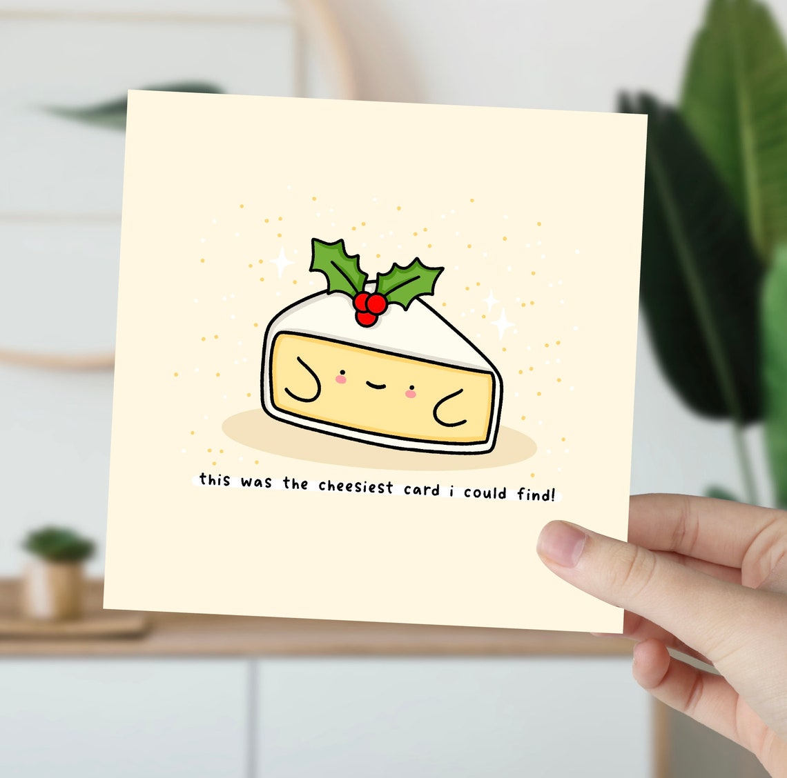 The Cheesiest Card I Could Find Funny Cheese Pun Card Poster - Image 5