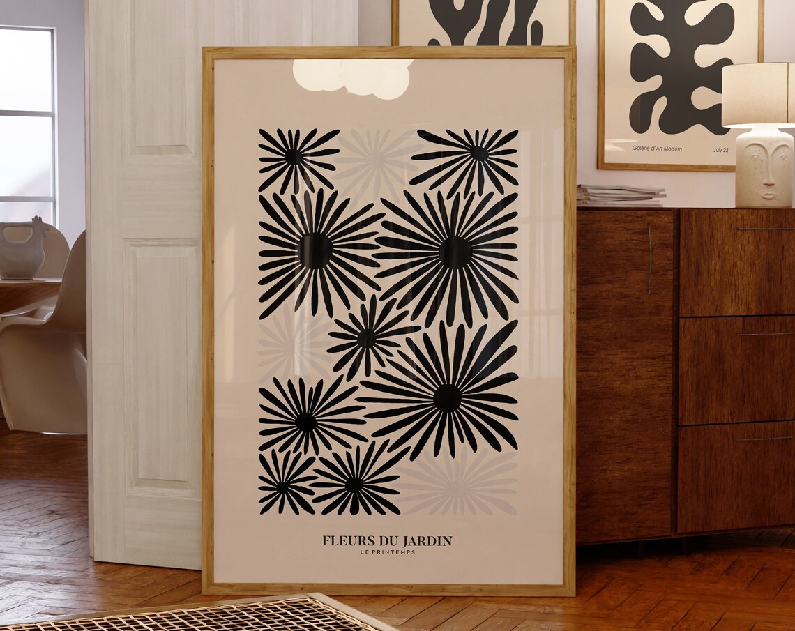 Henri Matisse Flower Style Exhibition Poster