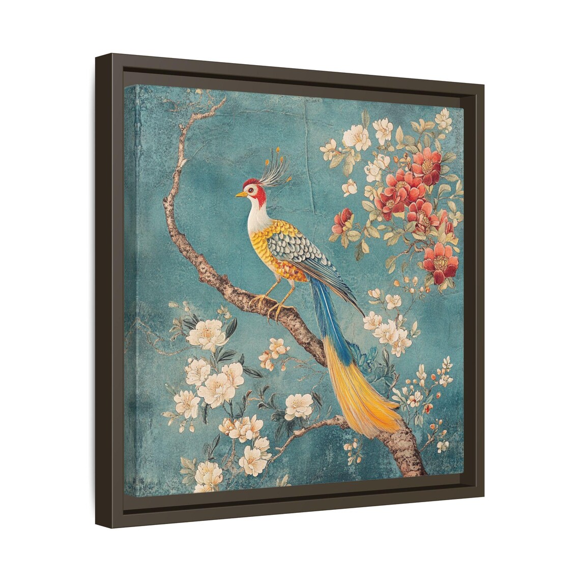 Asian Bird Art Print, Chinoiserie Japandi Decor - Image 3