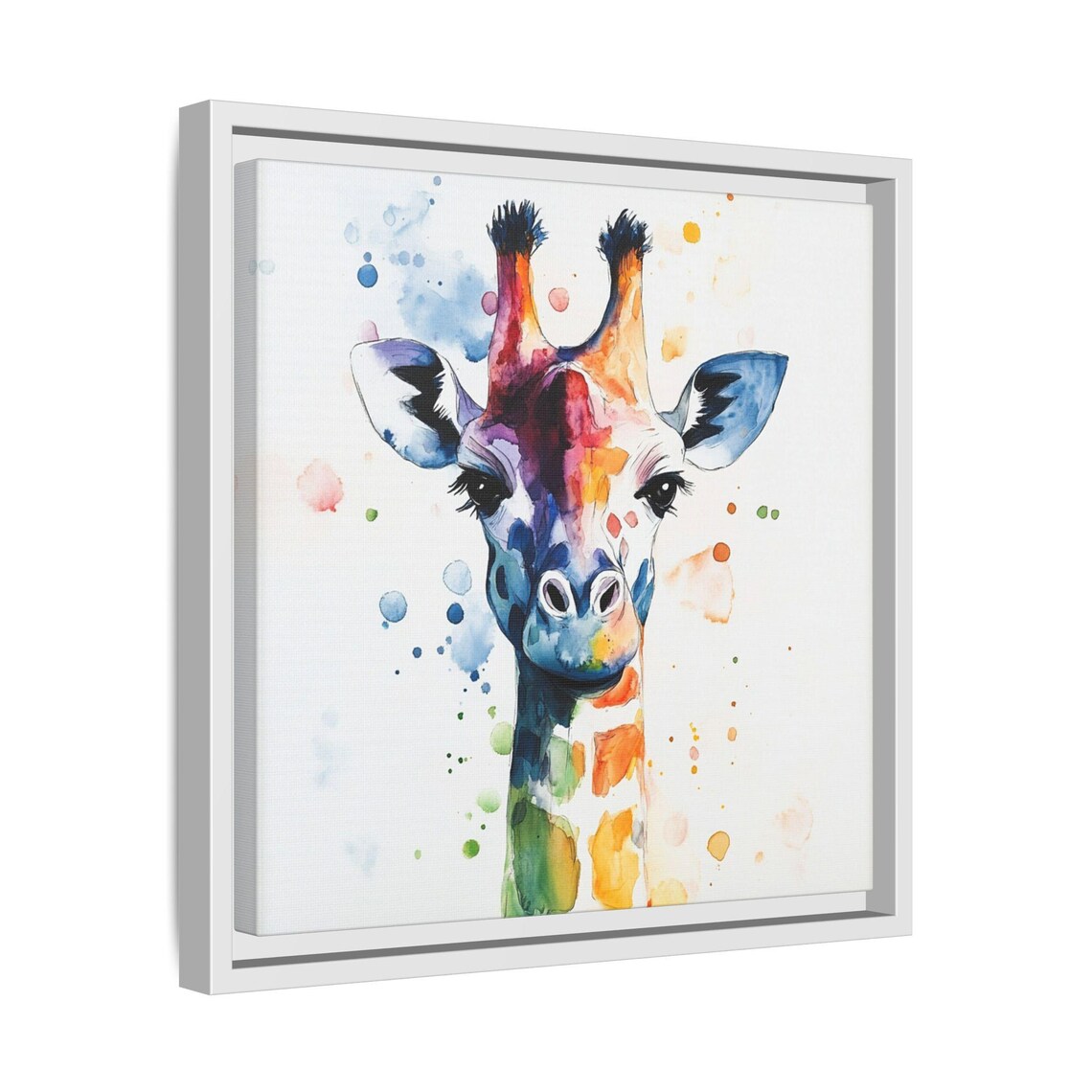 Giraffe Watercolor Art Print, Nursery Decor - Image 3