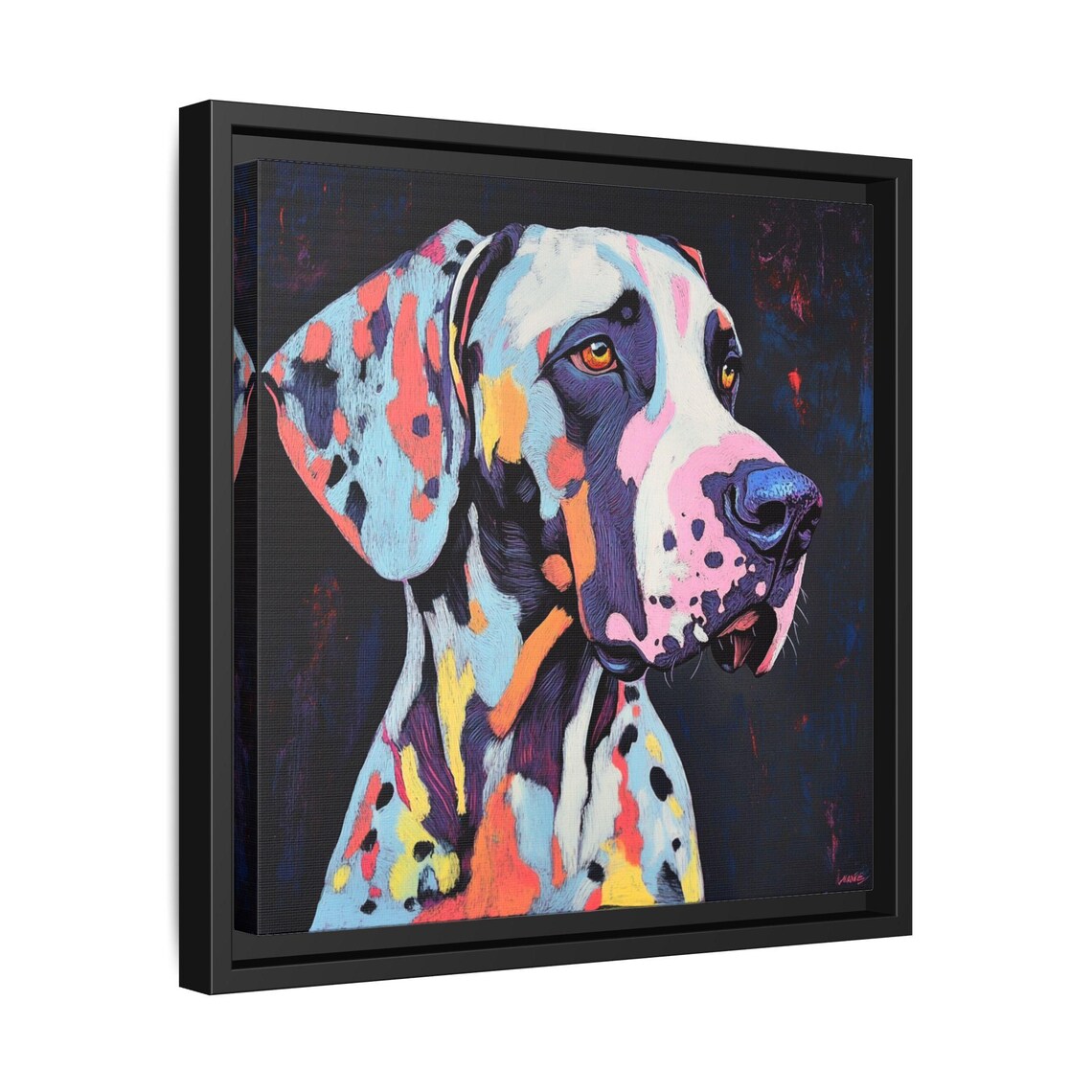 Great Dane Portrait, Modern Dog Lover Decor - Image 2