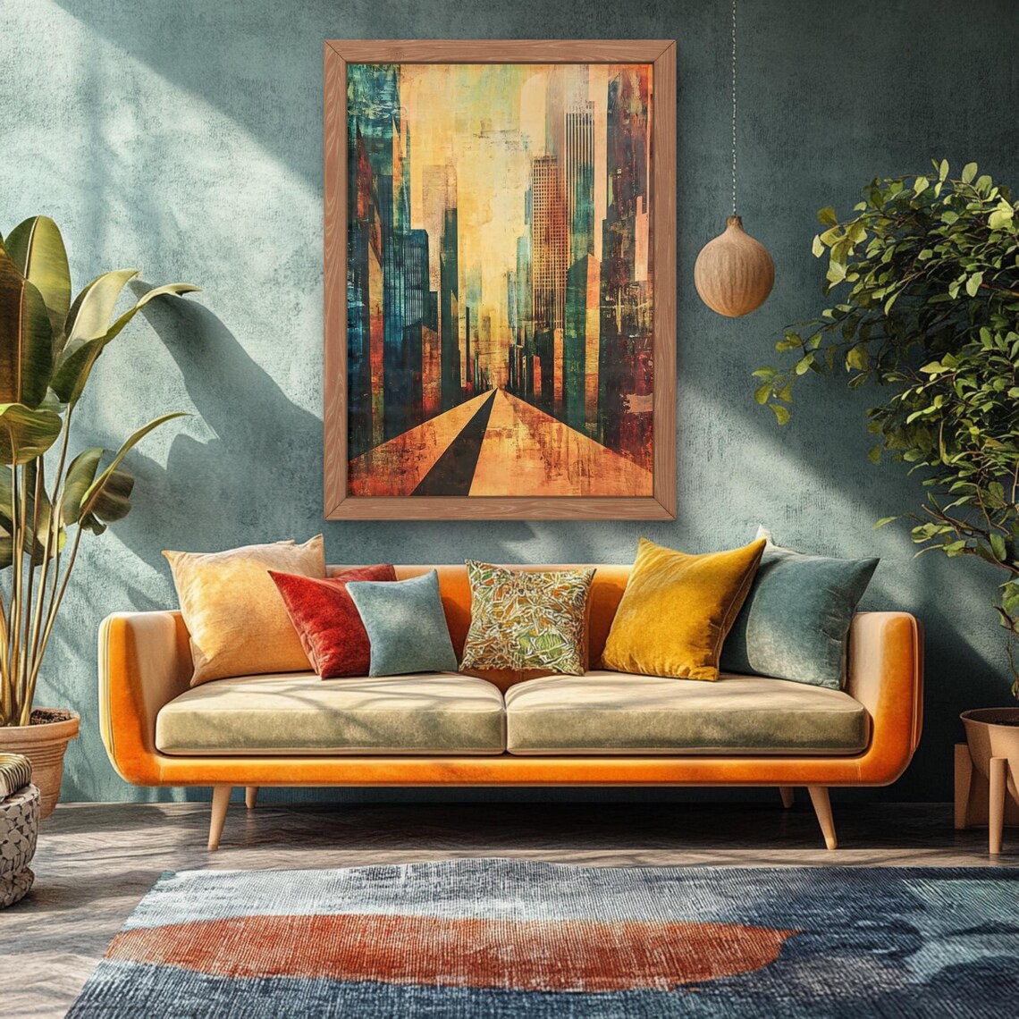 Vintage Chicago Skyline Art, Gift for Art Lover - Image 3