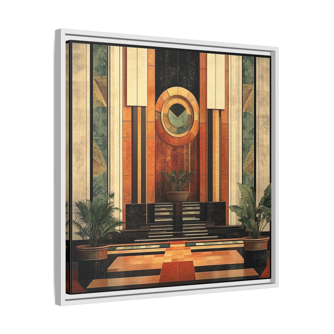 Art Deco Living Room Artwork, Elegant Gallery Piece - Image 4