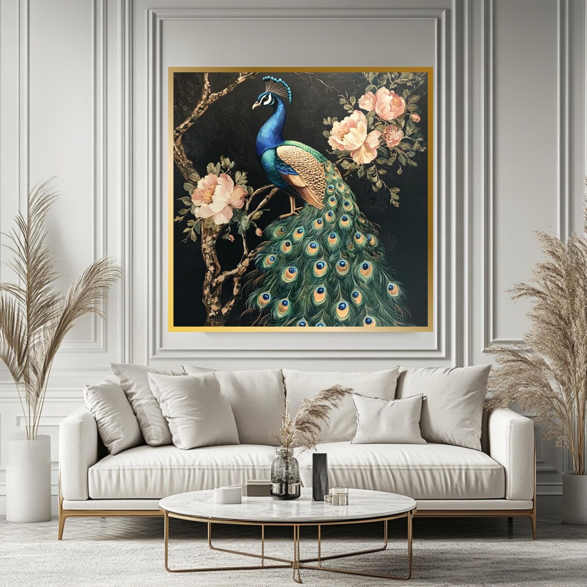 Vintage Peacock Elegant Wall Decor, Bird Lover Gift - Image 2