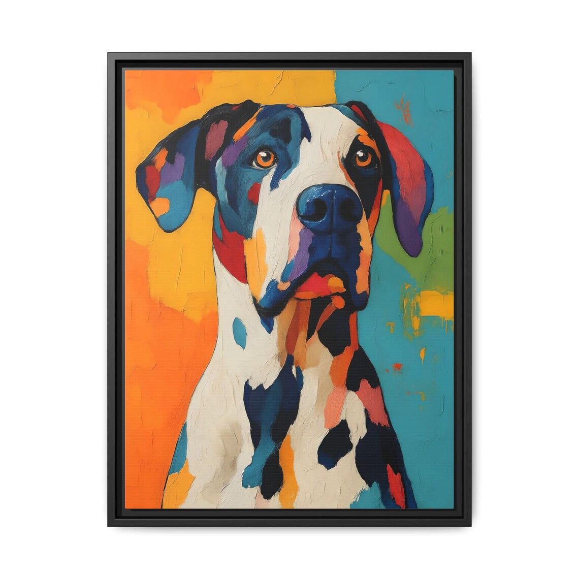 Great Dane Portrait, Modern Dog Lover Decor - Image 4