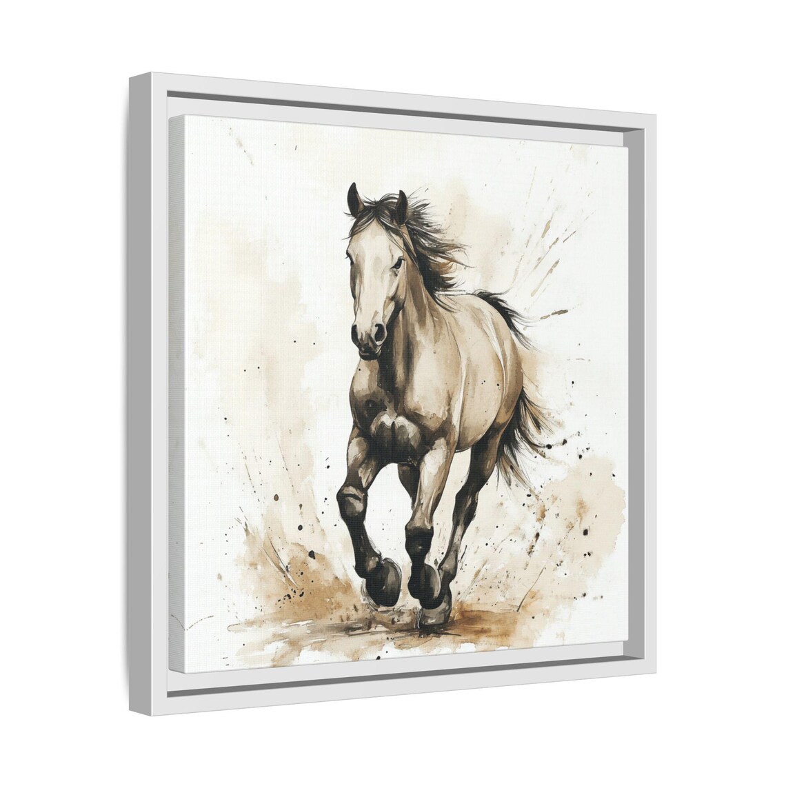 Horse Watercolor Animal Print For Nursery - Image 5