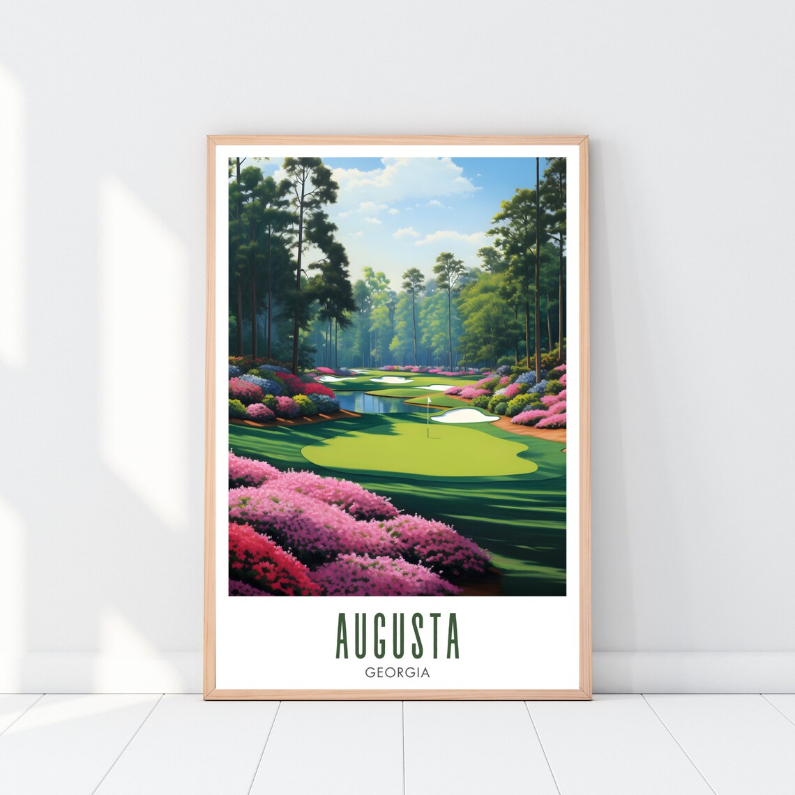 Augusta Golf Course Poster Print, Augusta Wall Art - Image 2