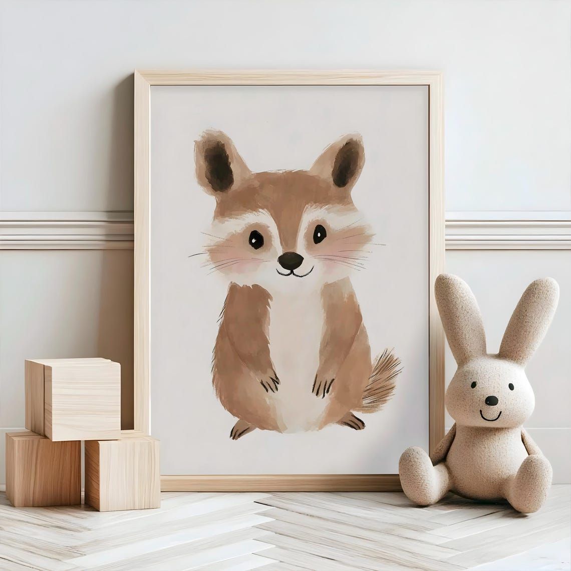 Nursery Decor Baby Room Wall Art Nursery Decor Prints Animal Boho Kids Room Decor Instant Playroom Print - Image 2