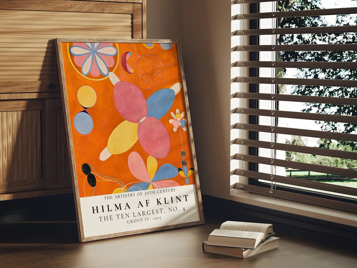 Hilma af Klint The Ten Largest No 4 Playful Colorful Abstract Poster - Image 2