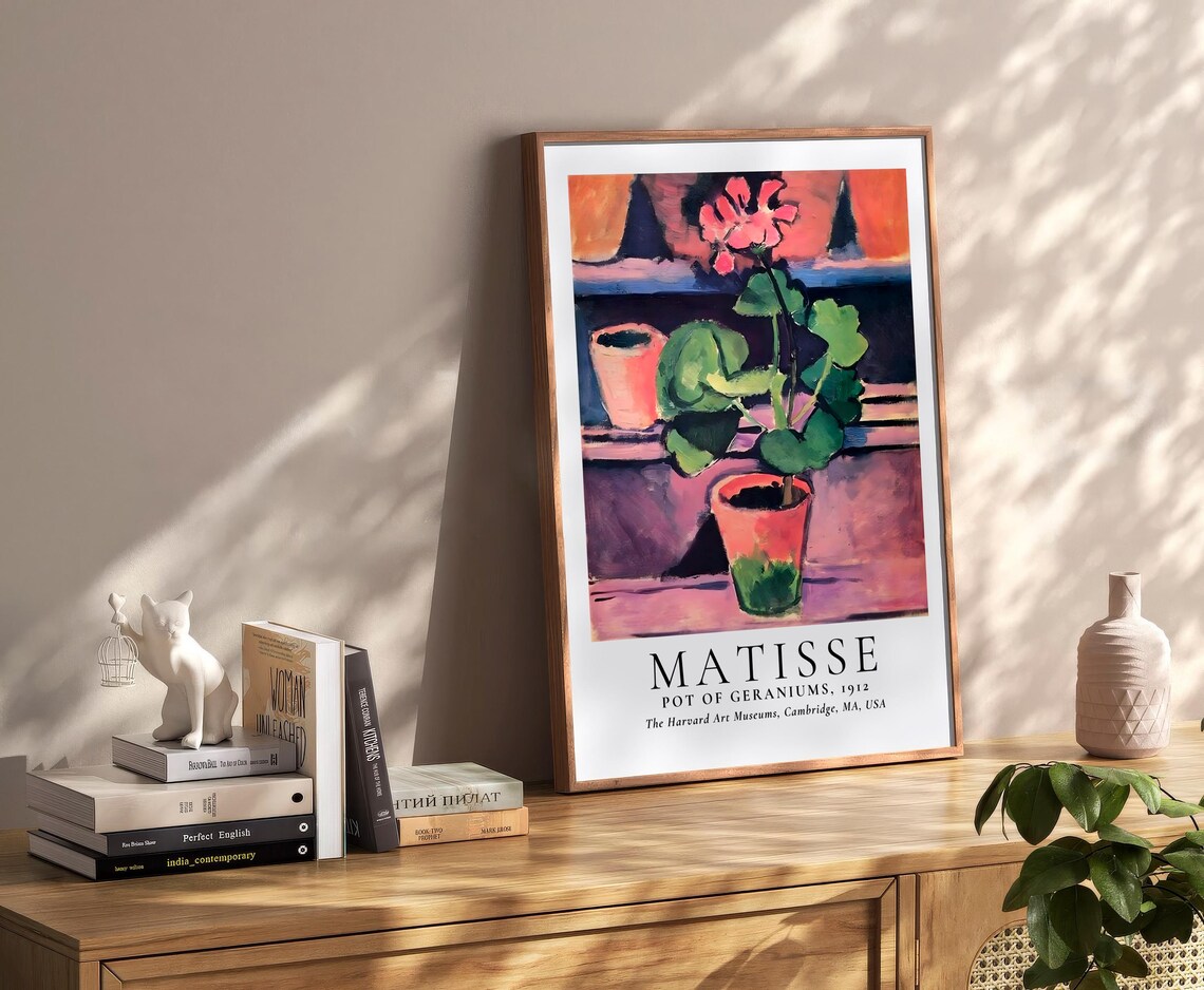Henri Matisse Flower Boho Style Exhibition Poster Eclectic Prints Gallery Wall Art Retro Trendy Instant - Image 2