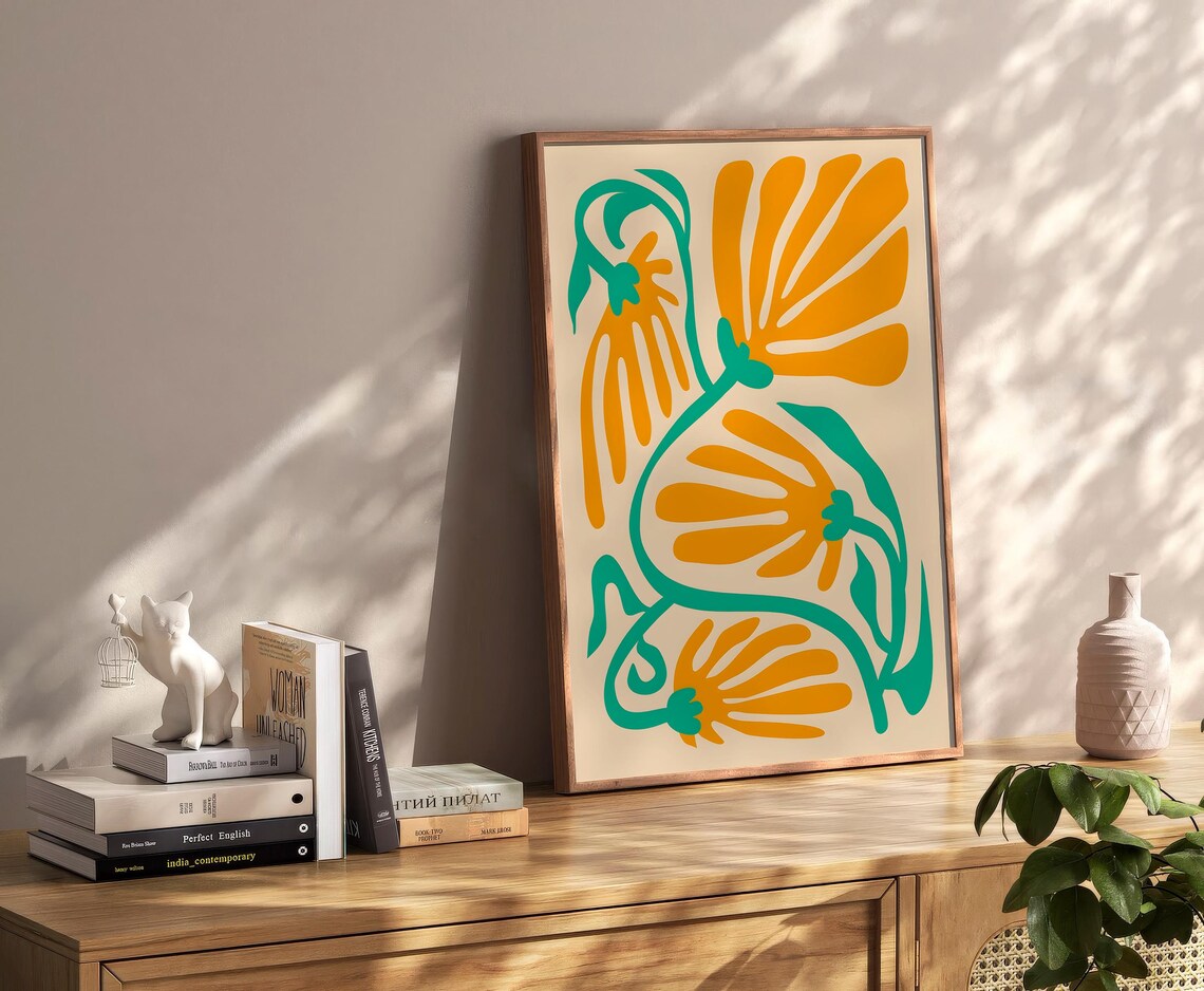 Henri Matisse Flower Boho Style Exhibition Poster Eclectic Prints Gallery Wall Art Retro Trendy Instant - Image 2