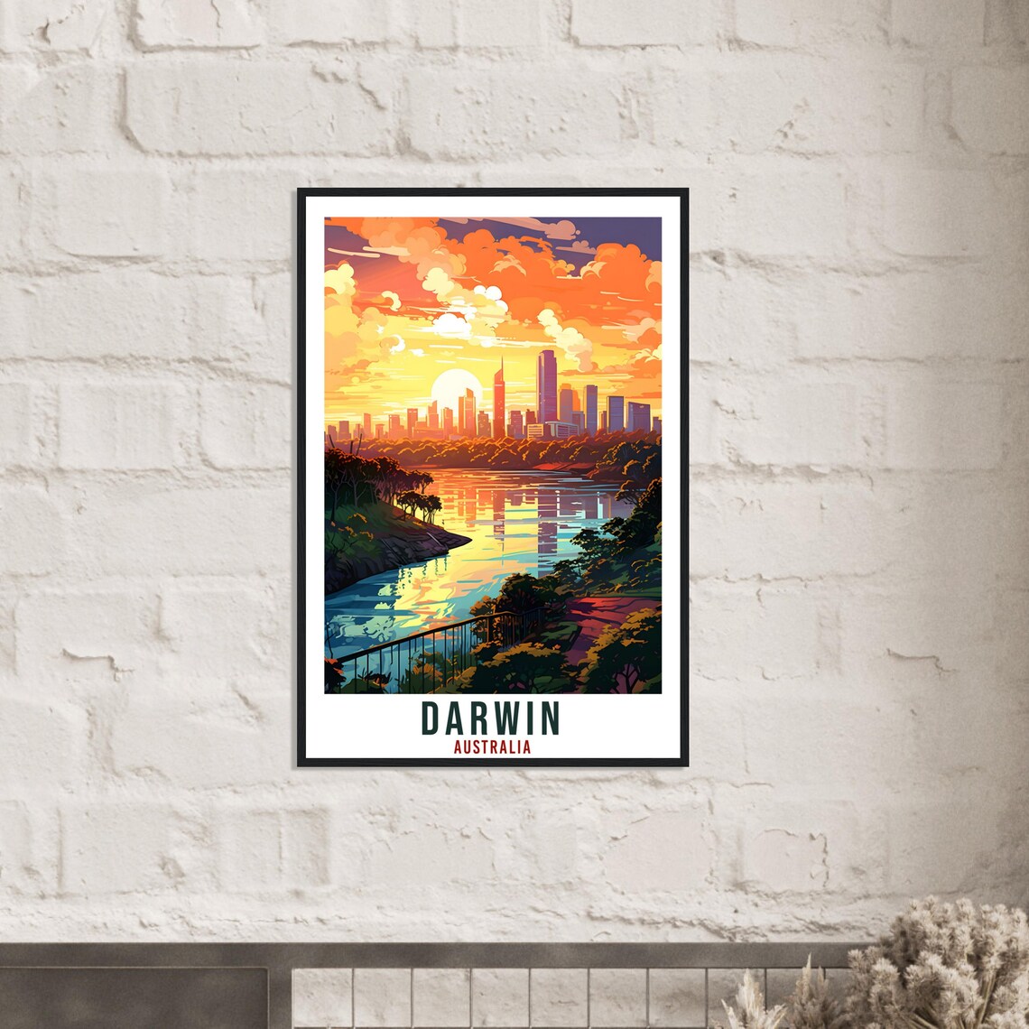 Darwin Travel Poster, Australia Art Print - Image 4