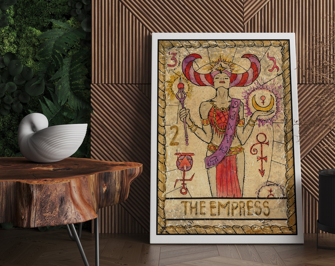 Tarot Card Print Wall Art Tarot Card The Empress Tarot Cards Print Tarot Print Tarot Card Wall Print Tarot Card Wall Art Print
