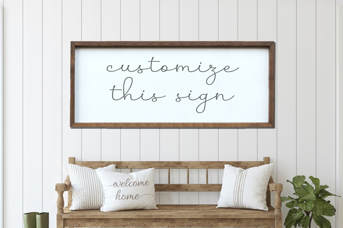 Custom Wooden Wall Art, Personalized Christmas Gift