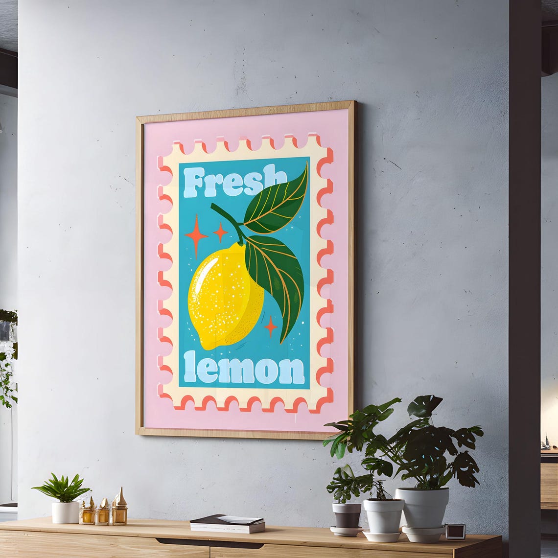 Fresh Lemon Vintage Kitchen Decor Poster - Image 8