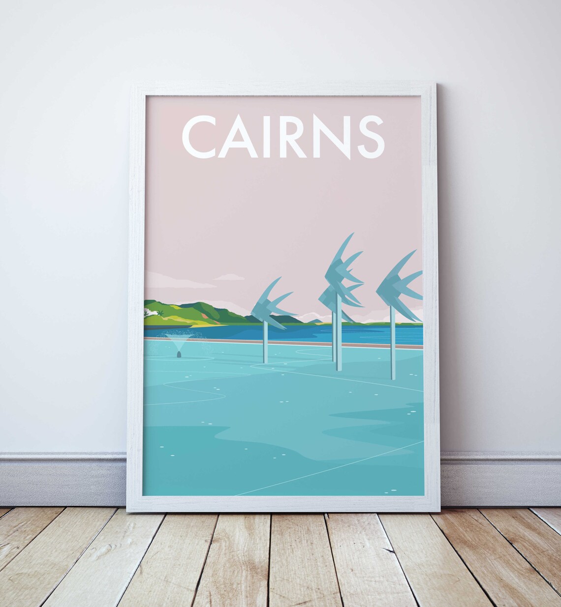Cairns Tropical Queensland Travel Poster