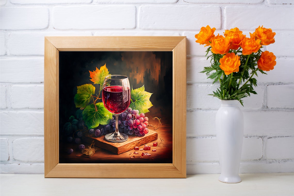 Wine Lover Wall Art, Wine Decor Gift - Image 2