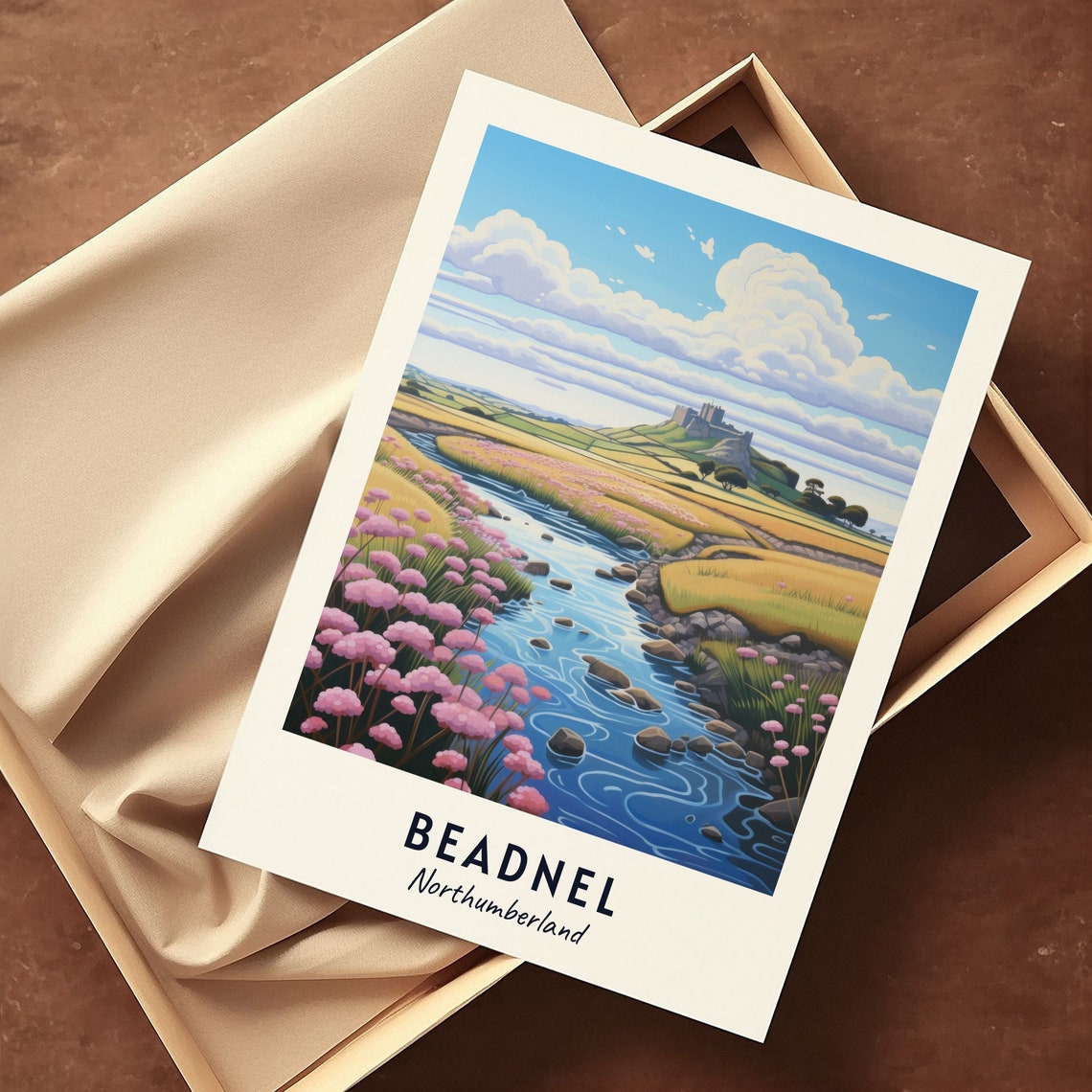 Beadnel Northumberland Travel Print Wall Art Beadnel Northumberland City Print Beadnel Northumberland Travel Gift Beadnel Wall Art - Image 3